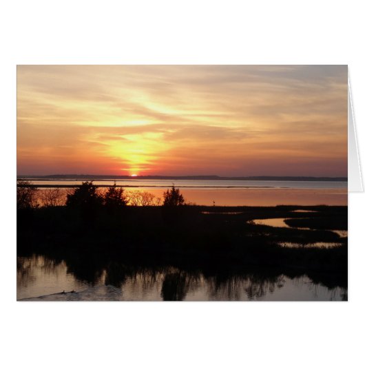 Chincoteague Sunset II Virginia Landschaft (Vorderseite (Horizontal))