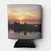 Chincoteague Sunset II Virginia Landschaft Dosenkühler (Rückseite)