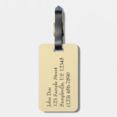 Chincoteague Sunset II Virginia Landschaft Gepäckanhänger (Rückseite vertikal)