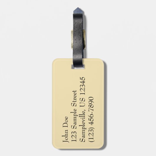 Chincoteague Sunset II Virginia Landschaft Gepäckanhänger (Rückseite vertikal)