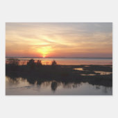Chincoteague Sunset II Virginia Landschaft Geschenkpapier Set (Vorderseite)