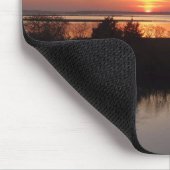 Chincoteague Sunset II Virginia Landschaft Mousepad (Ecke)