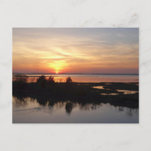 Chincoteague Sunset II Virginia Landschaft Postkarte