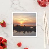 Chincoteague Sunset II Virginia Landschaft Serviette (Beispiel)