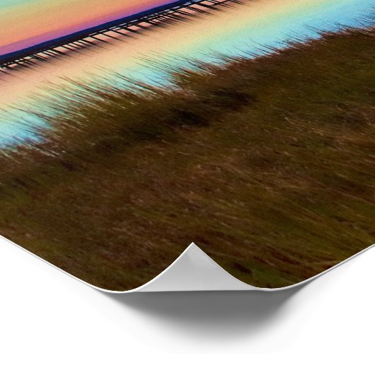 Chincoteague sunset poster (Ecke)