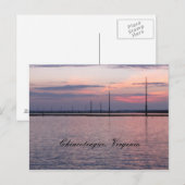 Chincoteague, Virginia Postkarte (Vorne/Hinten)