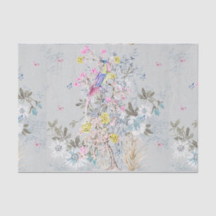 Chine soirée, Toile, Naturszene, antique, muster, Seidenpapier