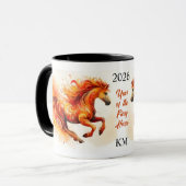 Chinese 2026 Year of the Fiery Horse Mug 2 Tasse (Vorderseite Links)