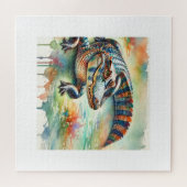 Chinese Alligator 200624AREF226 - Watercolor Puzzle (Horizontal)