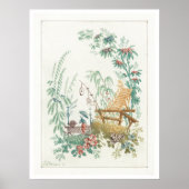 "Chinese Arabesques" von Jean-Baptiste Pillement Poster (Vorne)