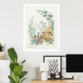 "Chinese Arabesques" von Jean-Baptiste Pillement Poster (Heimbüro)