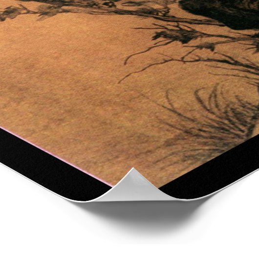 Chinese Bamboo Poster (Ecke)