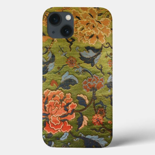 Chinese Brocade Green Case-Mate iPhone Hülle (Rückseite)