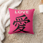 Chinese calligraphy Throw Cushion Kissen (Decke)