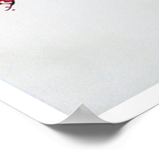 Chinese Cherry Blossom Poster (Ecke)