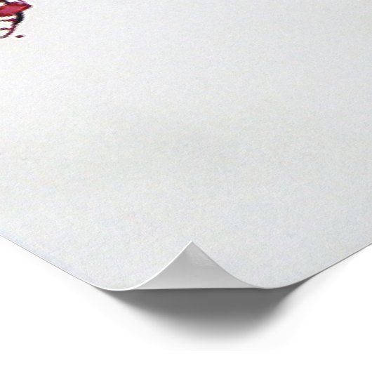 Chinese Cherry Blossom Poster (Ecke)