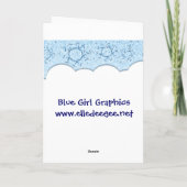 Chinese Christmas Card Feiertagskarte (Rückseite)