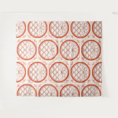 Chinese Coin Pattern Tapestry Wandteppich (Vorderseite (Horizontal))