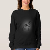 Chinese Crested dog for men women Sweatshirt (Vorderseite)