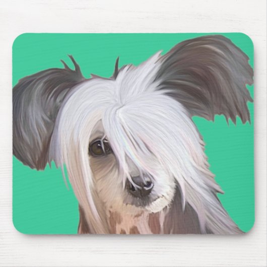 Chinese Crested Mousepad (Vorne)