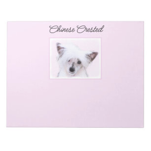 Chinese Crested Powderpuff Painting - Dog Art Notizblock
