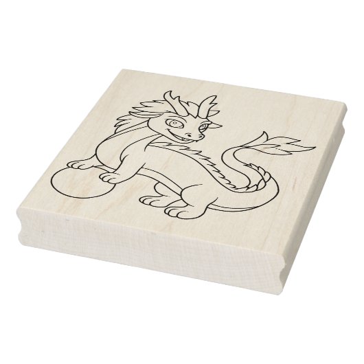 Chinese Dragon Color Me Gummistempel (Stempel)