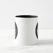 Chinese Dragon in Black and White Personalized Tasse (Zentrum)