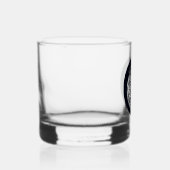 Chinese Dragon in Black and White Personalized Whiskyglas (Rechts)