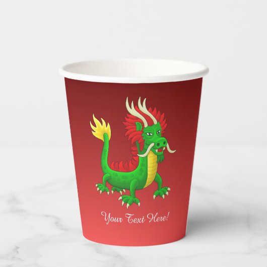 Chinese Dragon Pappbecher (Rückseite)
