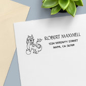 Chinese Dragon Return Address Permastempel