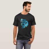 Chinese Dragon Sea Dragons Artwork T-Shirt (Vorne ganz)