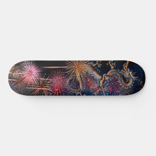 Chinese Dragon Skateboard (Horizontal)