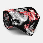 Chinese DragonsTie Krawatte (Gerollt)
