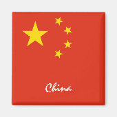 Chinese flag & China holiday / sports Magnet (Vorne)