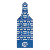 Chinese floral -double happiness schneidebrett (Vorderseite)