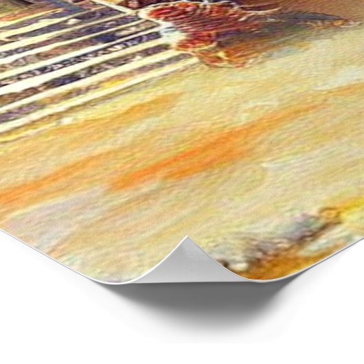 Chinese Foo Lion (11) Poster (Ecke)