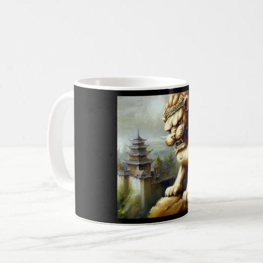 Chinese Foo Lion (19) Kaffeetasse (Vorderseite Links)