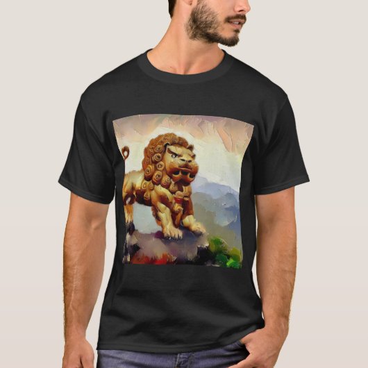 Chinese Foo Lion (20) T-Shirt (Vorderseite)