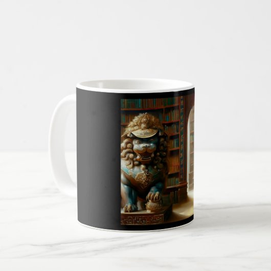 Chinese Foo Lion (21) Kaffeetasse (Vorderseite Links)