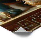 Chinese Foo Lion (21) Poster (Ecke)