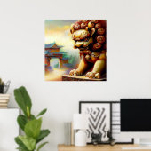 Chinese Foo Lion (24) Poster (Heimbüro)