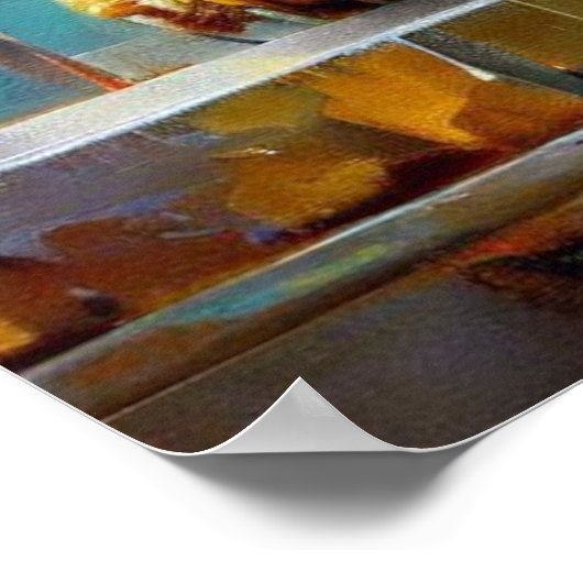 Chinese Foo Lion (31) Poster (Ecke)