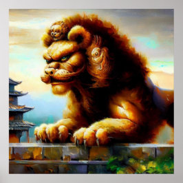 Chinese Foo Lion (31) Poster