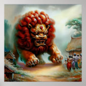Chinese Foo Lion (34) Poster (Vorne)