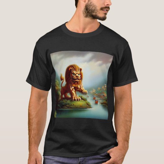 Chinese Foo Lion (35) T-Shirt (Vorderseite)