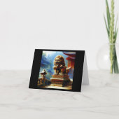 Chinese Foo Lion (7) Karte (Vorderseite)