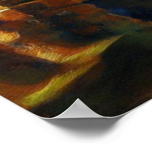 Chinese Foo Lion (7) Poster (Ecke)