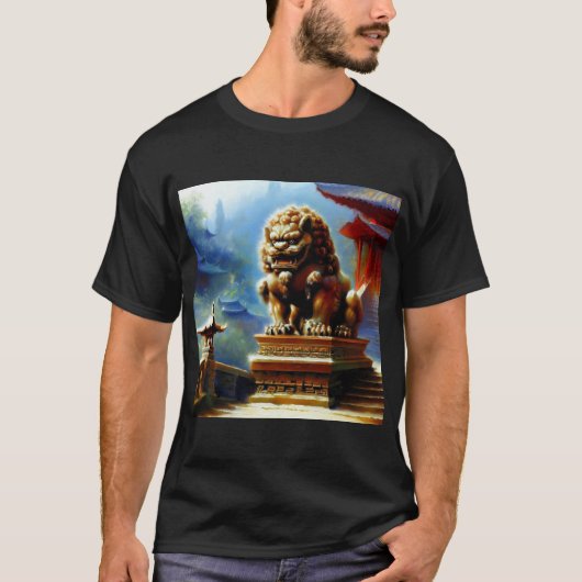 Chinese Foo Lion (7) T-Shirt (Vorderseite)