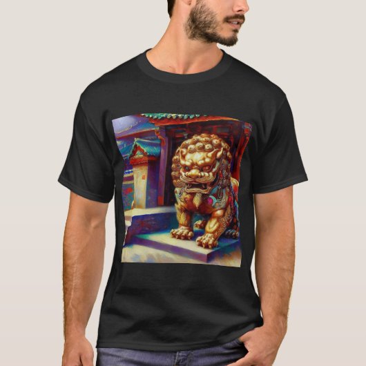 Chinese Foo Lion (8) T-Shirt (Vorderseite)