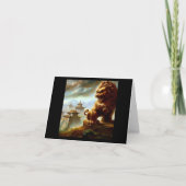 Chinese Foo Lion (9) Karte (Vorderseite)